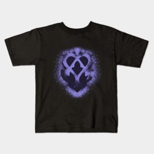 Kingdom Hearts Brushed Nightmare Emblem Kids T-Shirt